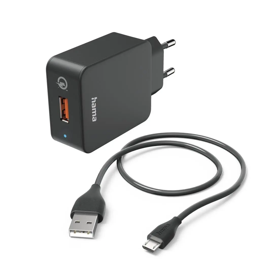 Φορτιστής 220V micro USB + καλώδιο, 3 A, 201621