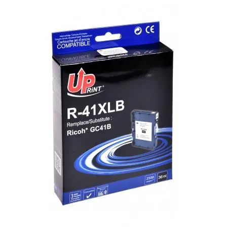Μελάνι gel UPRINT GC41K, RICOH, 36ml, 2500 αντίγραφα, 405761, Μαύρο - 1