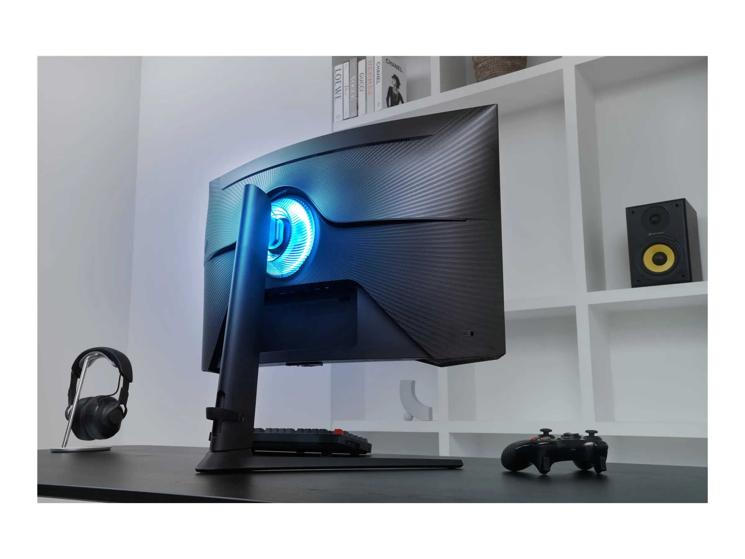Monitor, Samsung LS32BG750NP 32" Odyssey Neo G7, Curved VA, 165 Hz, 1 ms, 3840x2160, DP, 2xHDMI, USB Hub, Negru - image 1
