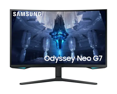 Монитор, Samsung LS32BG750NP 32" Odyssey Neo G7,Curved VA, 165 Hz, 1 ms, 3840x2160, DP, 2xHDMI, USB Hub, Black