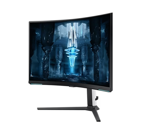 Монитор, Samsung LS32BG850N 32" Odyssey Neo G8,Curved VA, 240Hz, 1 ms, 3840x2160, DP, 2xHDMI, USB Hub, White - image 3