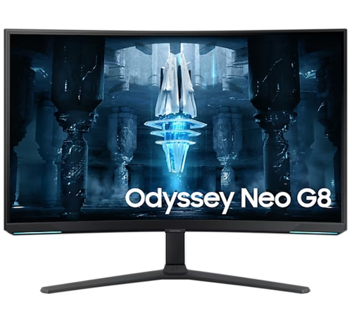 Монитор, Samsung LS32BG850N 32" Odyssey Neo G8,Curved VA, 240Hz, 1 ms, 3840x2160, DP, 2xHDMI, USB Hub, White