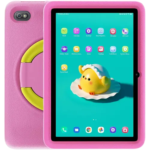 Blackview Tab A7 Kids WiFi 3GB/64GB, 10.1-inch HD+ 800x1280 IPS, Quad-core, 2MP Front/5MP Back Camera, Battery 6580mAh, Type-C, Android 12, SD card slot, EVA case, Pink
