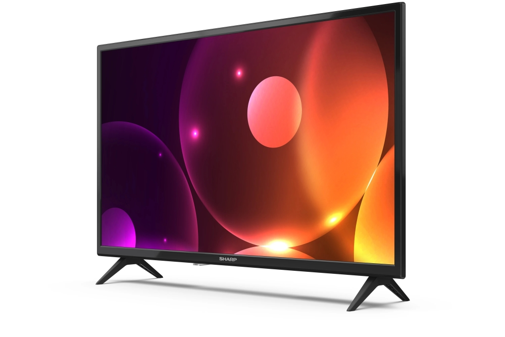 Телевизор, Sharp 32FA2E, 32" LED HD 1366x768, 1 000 000:1, DVB-T/T2/C/S/S2, Active Motion 100, Speaker 2x8W, Dolby Digital, CI+, 3xHDMI, USB, Bluetooth, LAN, Video/Audio input (3 x RCA), Hotel Mode, 2 pole Stand - image 1