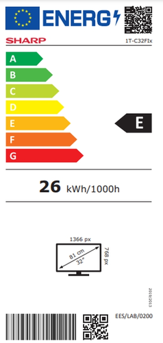 Телевизор, Sharp 32FI2EA, 32" LED Android TV, HD 1366x768, 1 000 000:1, DVB-T/T2/C/S/S2, Active Motion 400, 1 000 000:1, Speaker 2x8W, Dolby Digital, DTS HD, Google Assistant, Chromecast Built-in, 3xHDMI, 3.5mm Headphone jack / line-out, CI+, USB, Wi-Fi, Bluetooth, - image 8