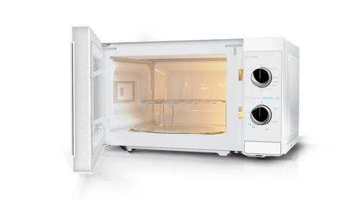 Микровълнова печка, Sharp YC-MG01E-C, Manual control, Built-in microwave grill, Grill Power: 1000W, Cavity Material -steel, 20l, 800 W, Crystal White door, Defrost, Cabinet Colour: Crystal White - image 3
