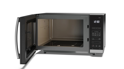 Микровълнова печка, Sharp YC-QS302AE-B, Inverter Microwave Oven, Fully Digital, Cavity Type: Flatbed, 30l, 900 W, LED Display White, Timer & Clock function, Child lock, Black door, Defrost, Cabinet Colour: Black - image 3