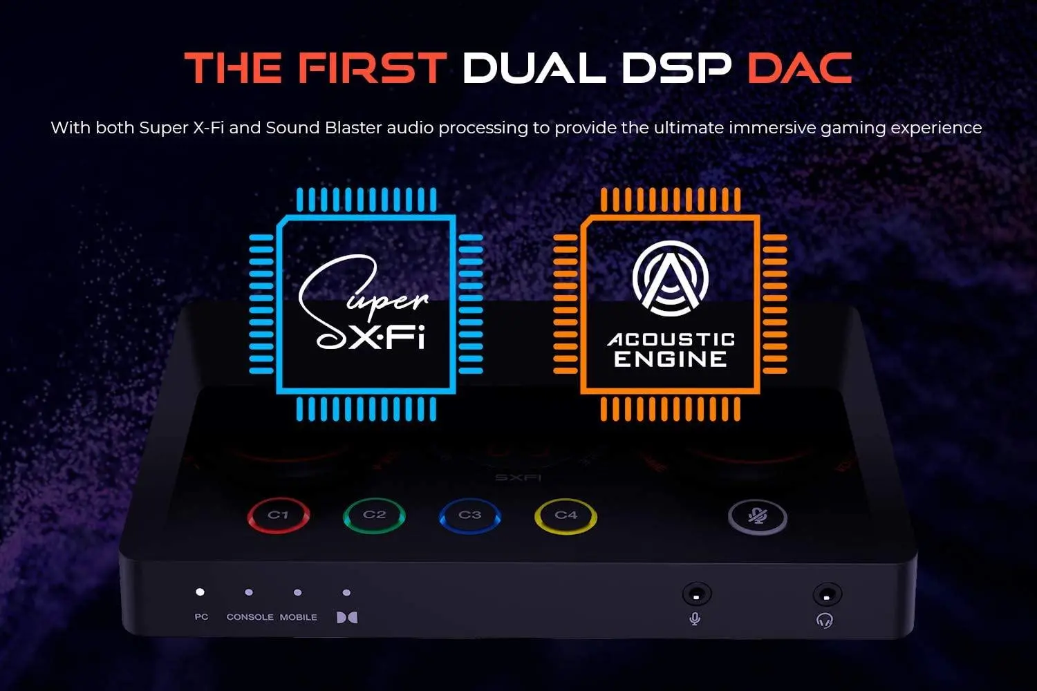 Εξωτερική κάρτα ήχου Creative Sound Blaster GC7, USB-C, Super X-FI, PC, Mac, PS 4/5, Xbox, Nintendo Switch - image 5