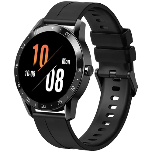 Blackview X1, 1.28-inch HD LCD 240x240, 250mAh Battery, 24-hour SpO2 Detection + Heart Rate Monitoring, Calls and SMS notification, Black