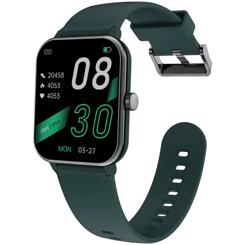 Blackview R3Max, 1.69-inch HD LCD 240x280, 230mAh Battery, 24-hour SpO2 Detection + Heart Rate Monitoring, Calls and SMS notification, Green