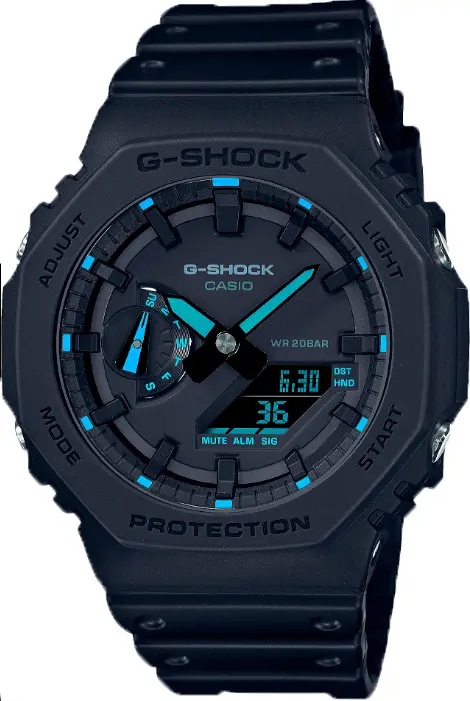 Мъжки часовник Casio G-Shock - GA-2100-1A2ER