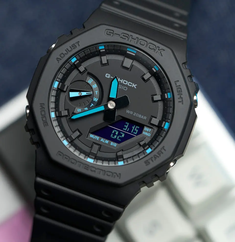 Мъжки часовник Casio G-Shock - GA-2100-1A2ER - image 1