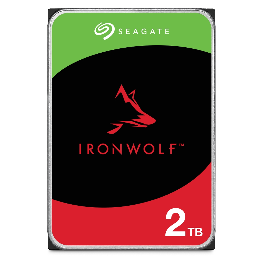 Твърд диск, Seagate IronWolf 2TB ( 3.5", 256MB, 5400 RPM, SATA 6Gb/s ) - image 1