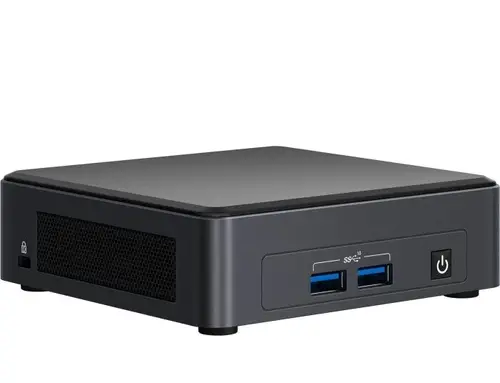 PC система, Intel NUC 11 Pro Kit NUC11TNKi3: Intel Core i3-1115G4, Intel UHD Graphics, Dual HDMI 2.0b w/HDMI CEC, Dual DP 1.4a via Type C, Front: 2xUSB 3.2 Rear: 2xUSB 4 (type C), 1xUSB 3.2, 1xUSB 2.0 Internal: 1xUSB 3.2 on m.2 22x42 (pins), 2xUSB 2.0 (headers),