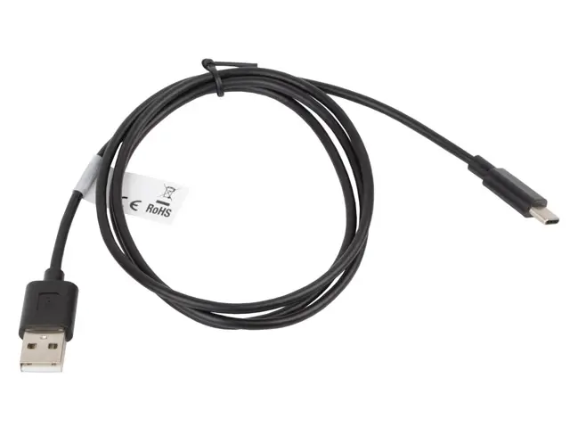 Καλώδιο, Lanberg USB-C(M) -> USB-A (M) 2.0 1m, μαύρο - image 1
