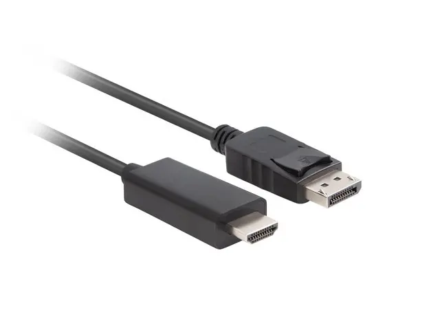 Кабел, Lanberg display port (M) V1.1 -> HDMI (M) cable 1.8m, black - image 1