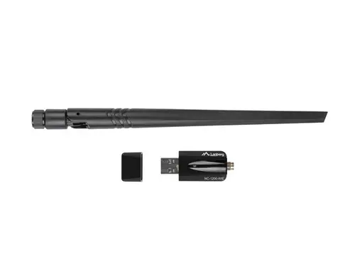 Адаптер, Lanberg Wireless Network Card USB adapter NC-1200-WIE AC1200 Dual Band - image 1