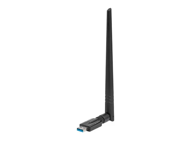 Адаптер, Lanberg Wireless Network Card USB adapter NC-1200-WIE AC1200 Dual Band - image 4