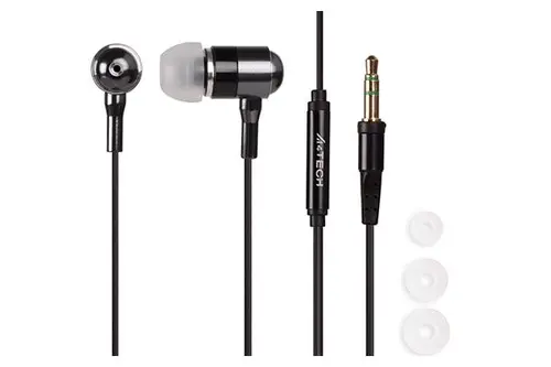 Слушалки А4tech MK650, In-Ear, Черен/Сив - image 1
