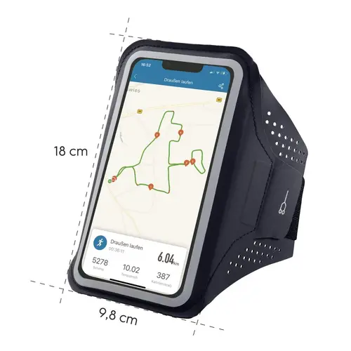 Husă sport pentru braț HAMA Finest Sports, Pentru telefoane, XXL, 177997 - 11