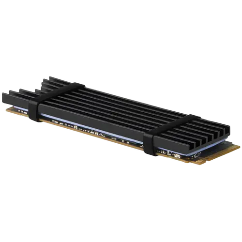 AXAGON CLR-M2L3 παθητικό - M.2 SSD, 80mm SSD, σώμα αλουμινίου, θερμικά επιθέματα σιλικόνης, ύψος 3mm - 1