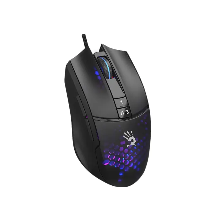 Геймърска мишка A4tech bloody L65 Max, Жична, 12000 cpi, Honeycomb,Черна - image 1
