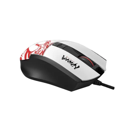 Геймърска мишка A4tech bloody L65 Max, Жична, 12000 cpi, Naraka,Черен/Бял - image 1