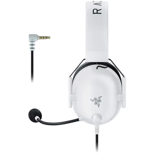 Razer BlackShark V2 X - White, 12 Hz – 28 KHz Frequency Response, 32 Ω (1 kHz) Impedance, Razer TriForce Driver, Breathable memory foam, Advanced passive noise cancellation, Analog 3.5 mm Connection, 100 Hz – 10 kHz Microphone Frequency, 1.3 m - image 3