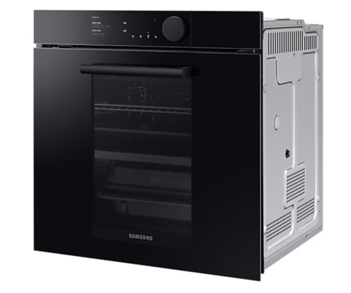 Фурна, Samsung NV75T8979RK/EF, Electric oven with BeSpoke Infinite Line design, 75 L, Dual cook Steam, 4.3" TFT-LCD Non touch Display, Pyrolytic cleaning, Wi-Fi connection, 1 level telescopic rail, Special Steam Tray, Meat probe, A+, Black - image 5
