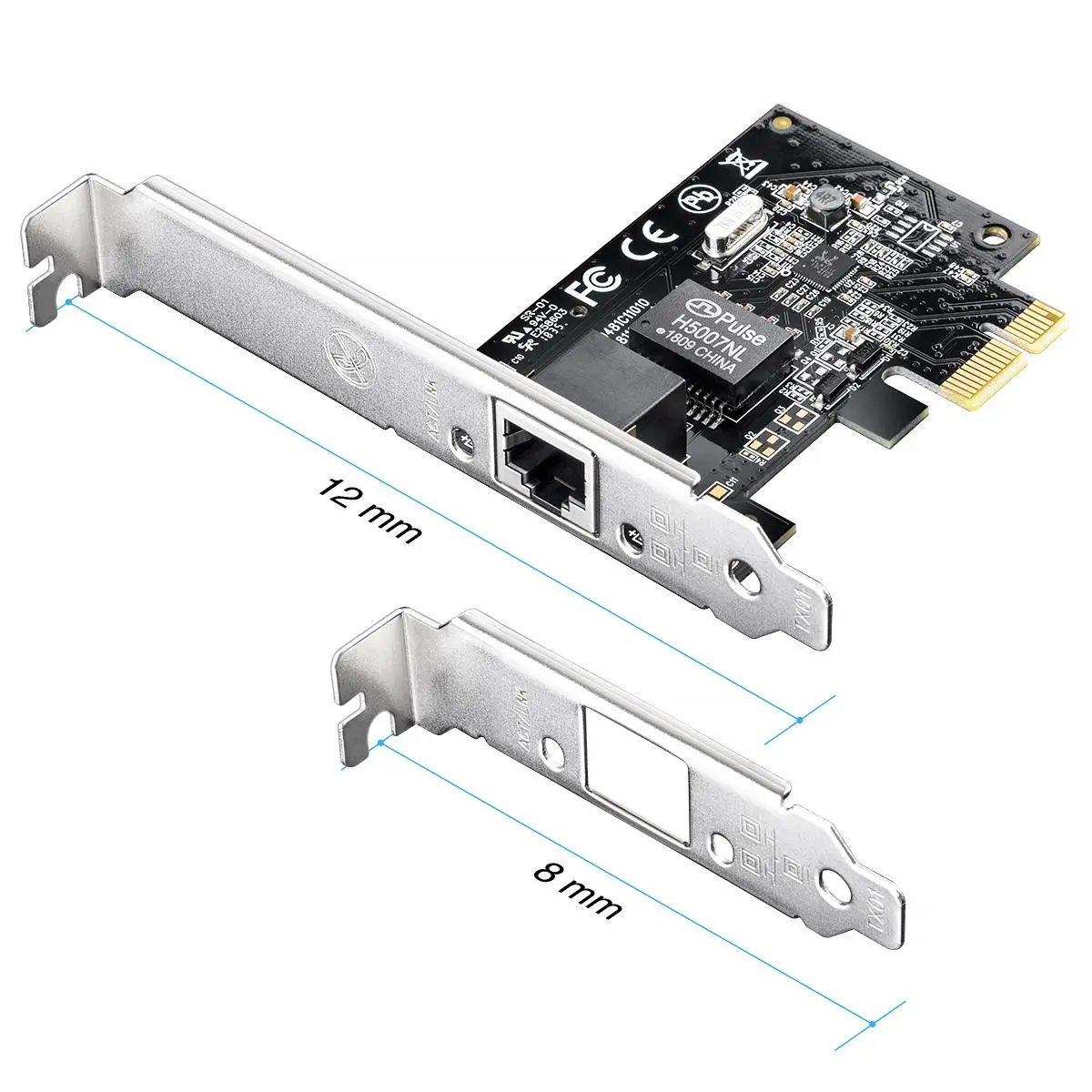 Placă de rețea Cudy PE10, PCIe, 3 benzi, 1 x 10/100/1000 Mbps - image 1