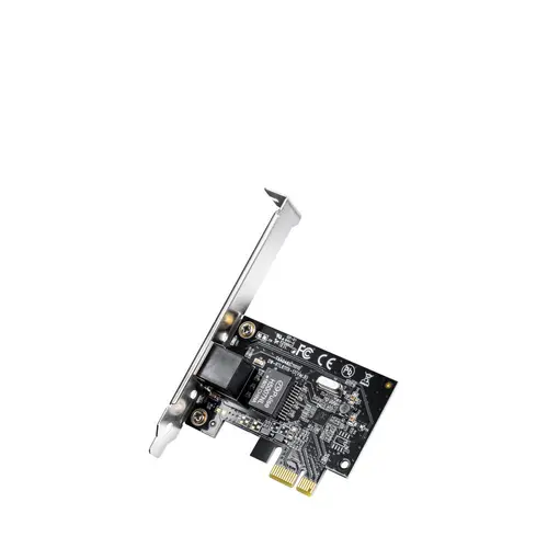 Κάρτα δικτύου Cudy PE10, PCIe, 3 ζωνών, 1 x 10/100/1000 Mbps - 1