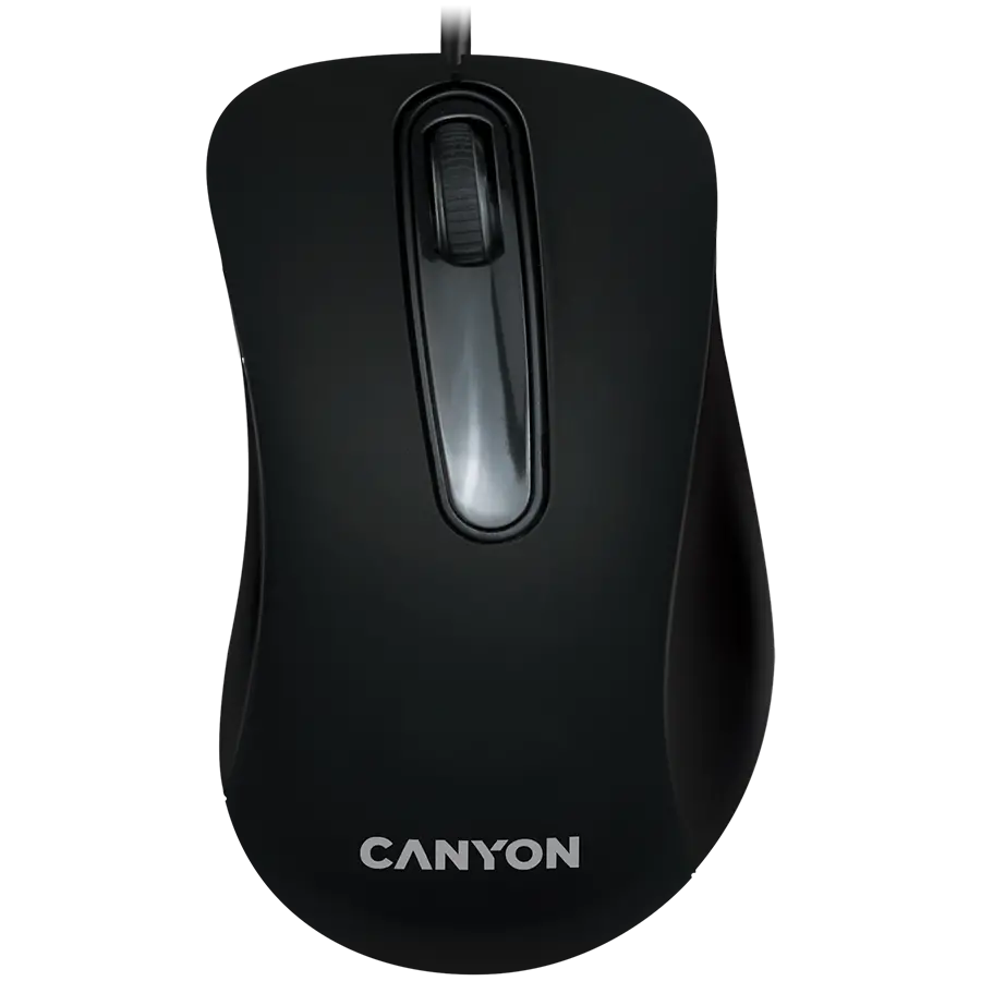 CANYON mouse CM-2 cu fir Negru