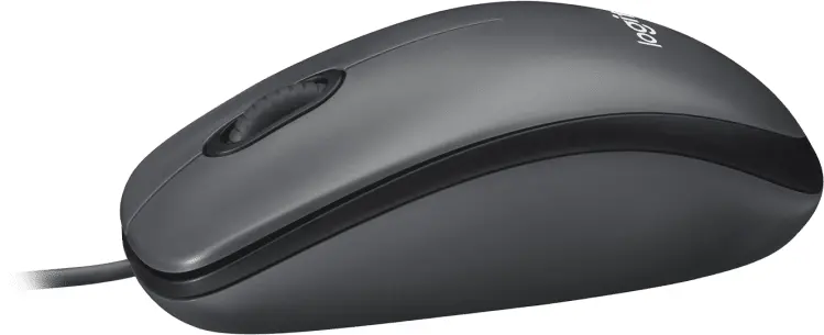 Жична оптична мишка LOGITECH M100, Черен, USB - image 3