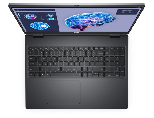 Лаптоп, Dell Precision 7680, Intel Core i9-13950HX (36MB, 24 Cores (8P+16E) up to 5.5GHz), 16" FHD+ (1920x1200), WVA AG 500 nits, IR Cam, 32GB, 1x32GB 5600MT/s CAMM, 1TB M.2 PCIe x4 NVMe, NVIDIA RTX 3500 Ada 12GB GDDR6, Wi-Fi 6E, BT, FPR, Backlit, Win 11 Pro, 3Y - image 3