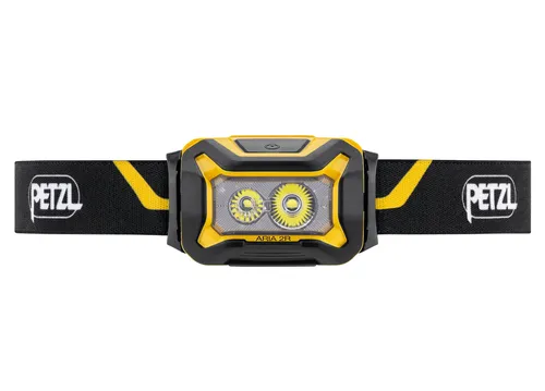 Челник PETZL ARIA 2R, 600 Лумена, Акумулаторна Батерия, Черно/Жълто - image 1