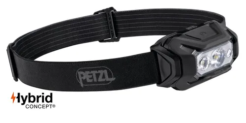 Lanternă frontală PETZL ARIA 2 RGB, 450 lumeni, Negru - 1