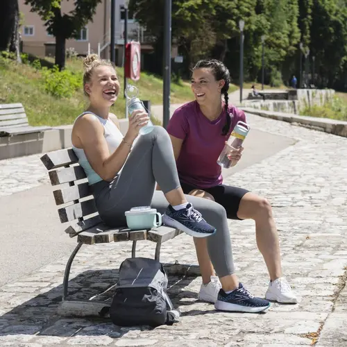 Комплект кутия за храна с прибори Xavax To Go, 1100 мл, пастелно синьо - image 10