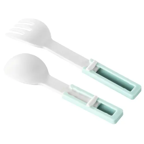 Комплект кутия за храна с прибори Xavax To Go, 1100 мл, пастелно синьо - image 11