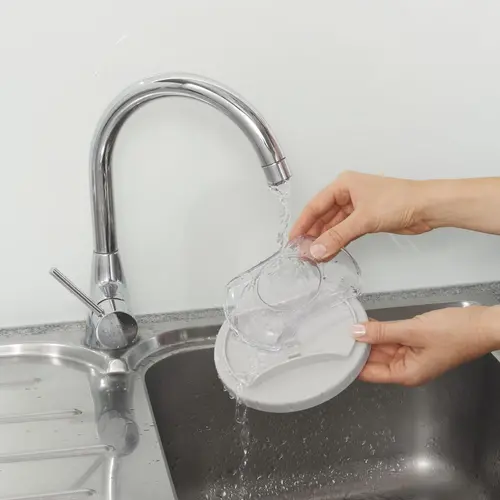 Комплект кутия за храна с прибори Xavax To Go, 1100 мл, пастелно синьо - image 5