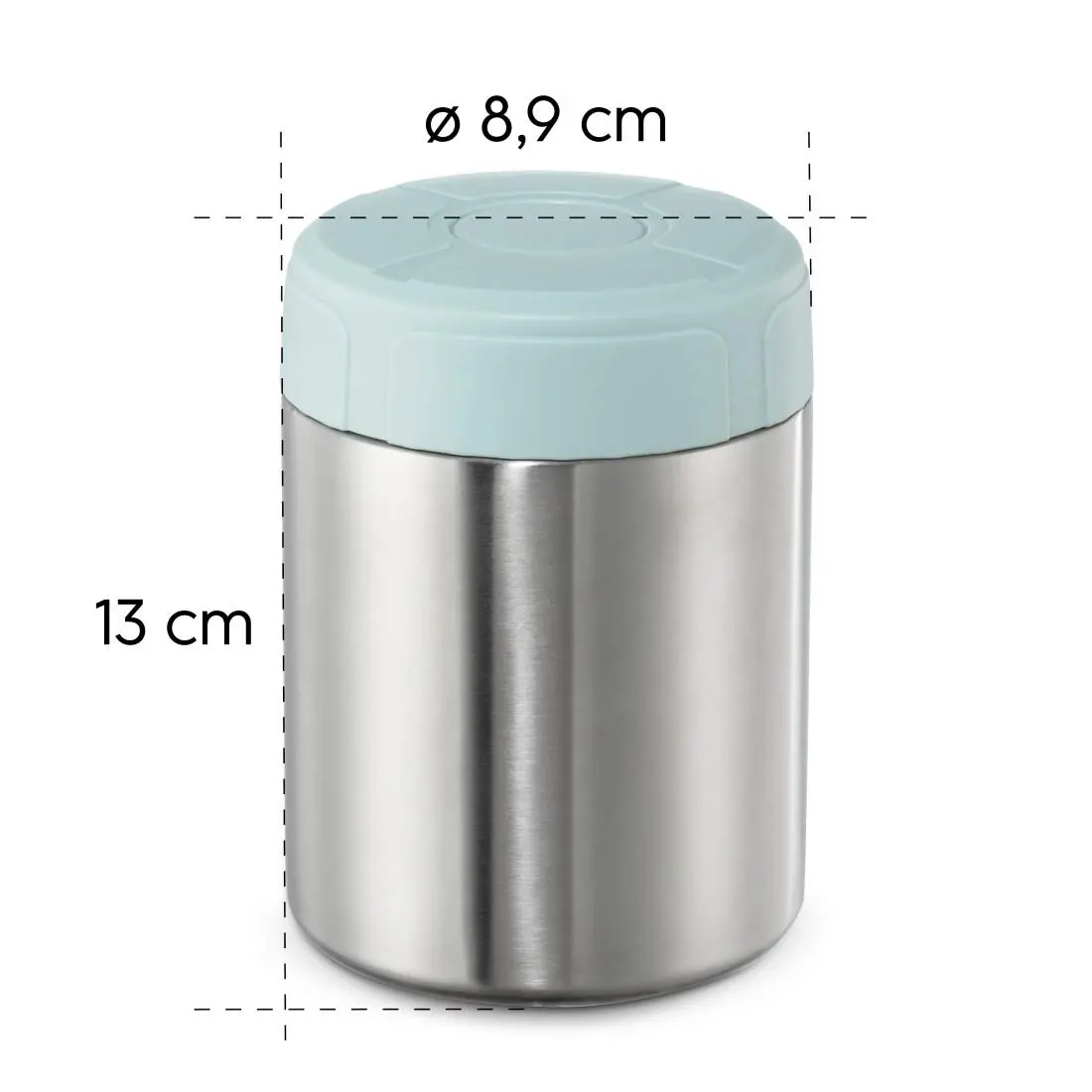 Термо съд Xavax To Go, Неръждаема стомана, 500 ml, Син - image 2