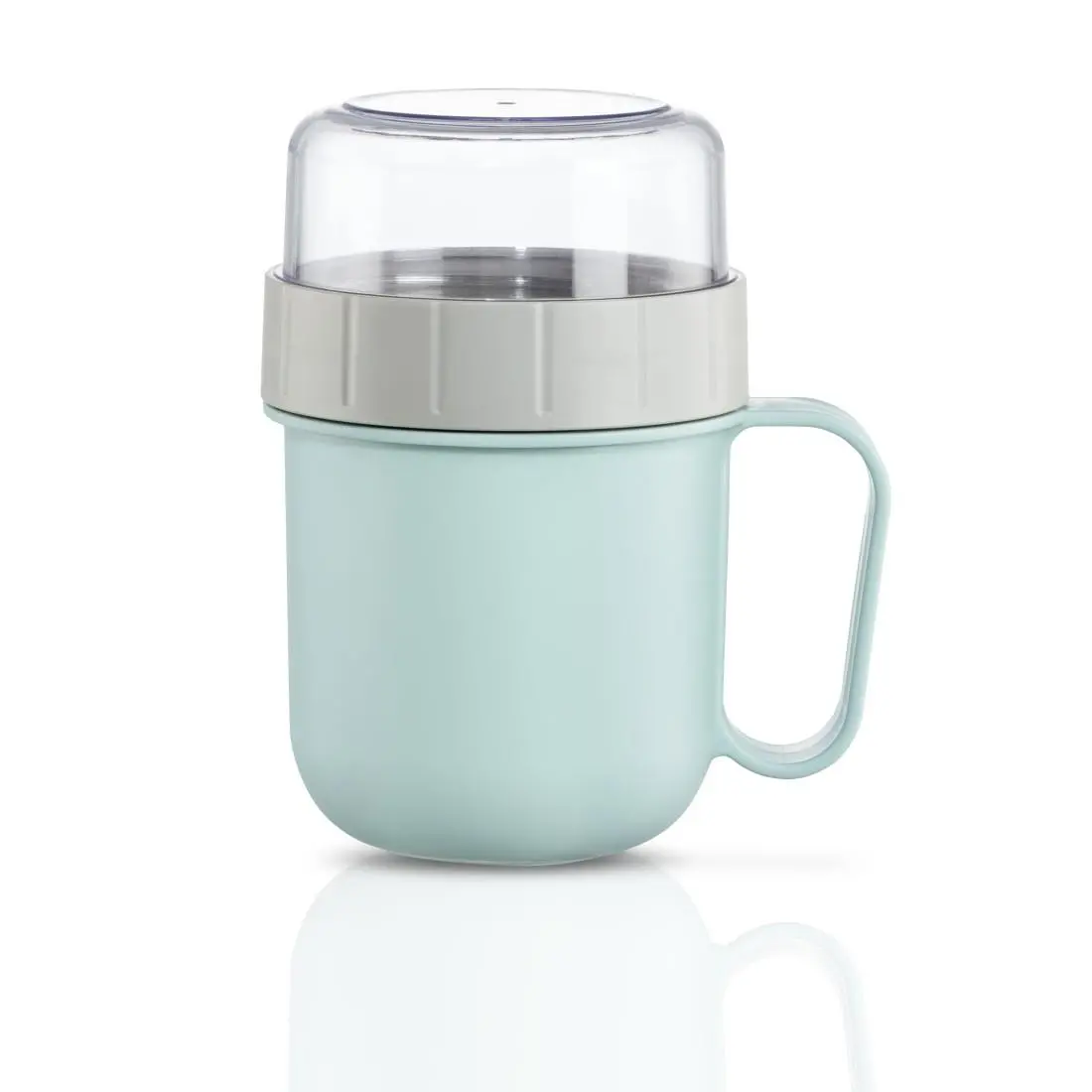 Купа за зърнени храни Xavax To Go, 2 отделения, 500 + 200 ml, пастелно синьо/сиво - image 12