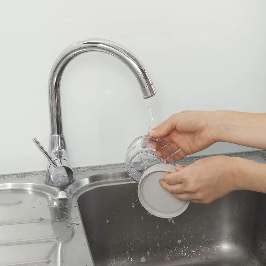 Купа за зърнени храни Xavax To Go, 2 отделения, 500 + 200 ml, пастелно синьо/сиво - image 4