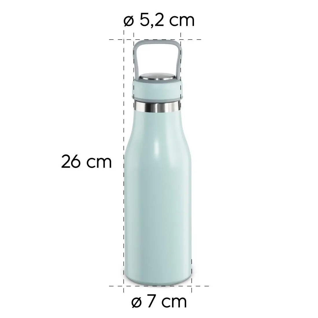 Бутилка за течности Xavax To Go, 500 ml, Неръждаема стомана, Двойна изолация - image 13