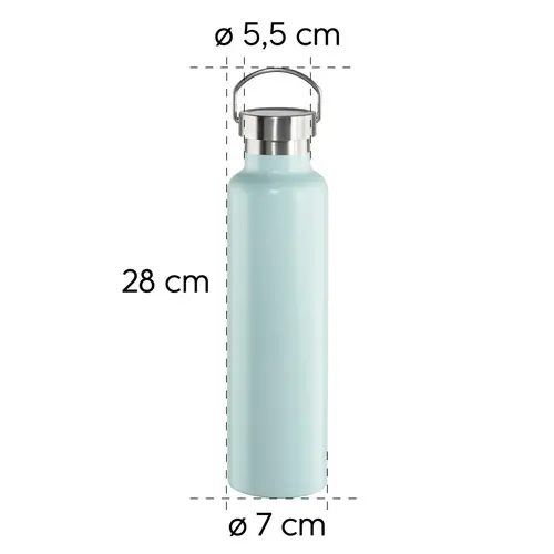 Бутилка за течности Xavax To Go, 750 ml,неръждаема стомана, двойна изолация, винтова капачка - image 14
