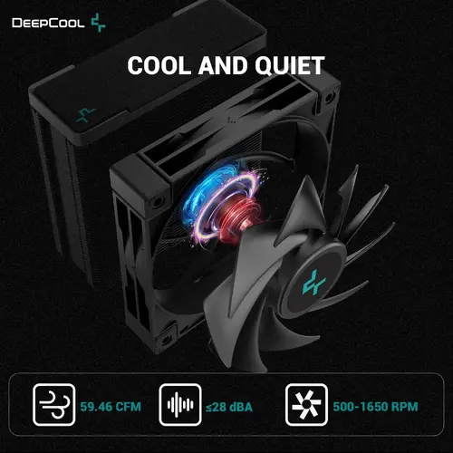Охлаждаща система, DeepCool AK400 Zero Dark Plus - image 11
