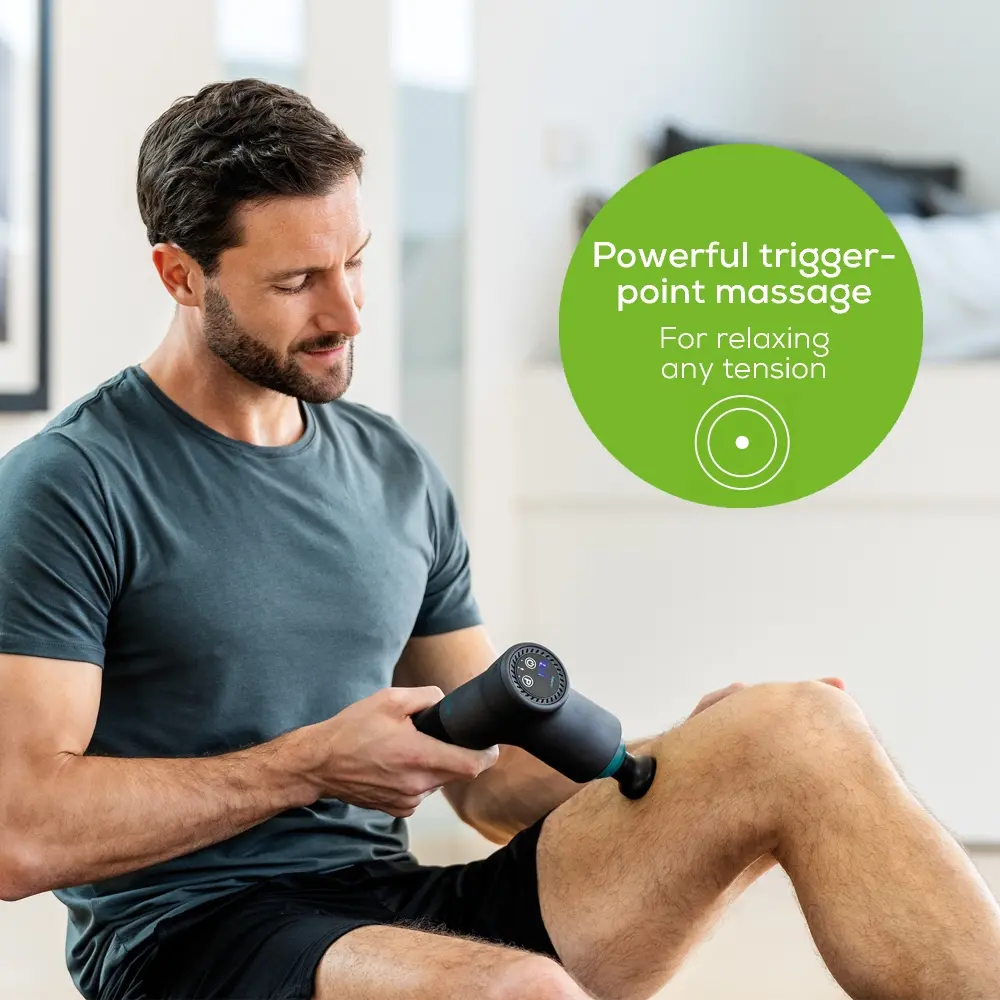 Масажор, Beurer MG 185 deep tissue massager, 9 intensity levels & 3 massage programmes, 5 massage attachments, Lithium-ion battery up to 5.5h of use, storage case - image 10