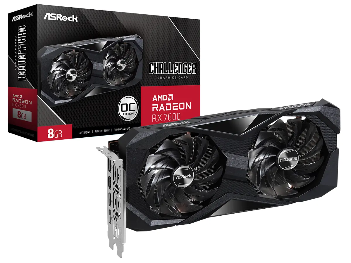 Видео карта ASROCK RX 7600 Challenger OC 8GB GDDR6 - image 7