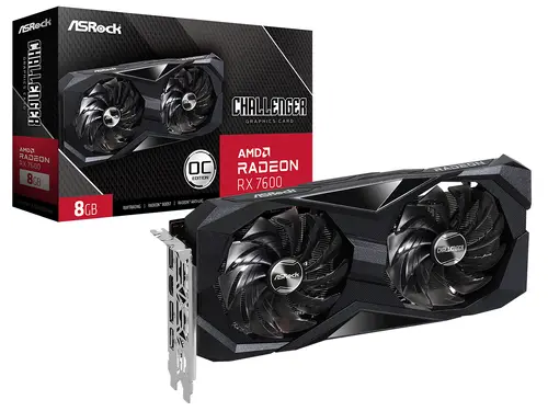 Placă video ASROCK RX 7600 Challenger OC 8GB GDDR6 - 8