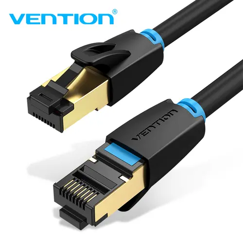 Vention Καλώδιο LAN SFTP Cat.8 Patch - 2M Μαύρο 40Gbps - IKABH
