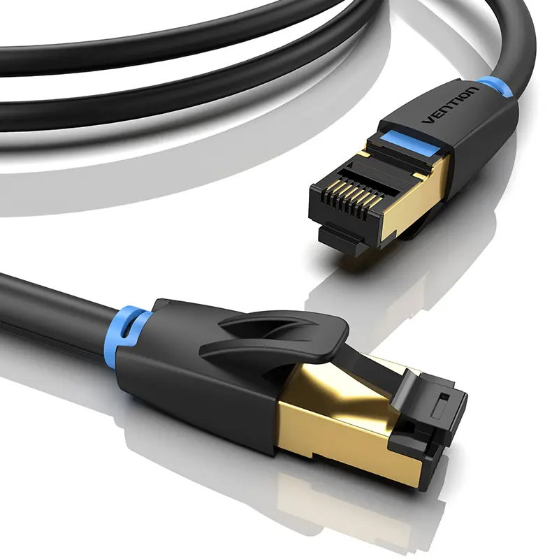 Vention Кабел LAN SFTP Cat.8 Patch Cable - 1M Black 40Gbps - IKABF - image 7